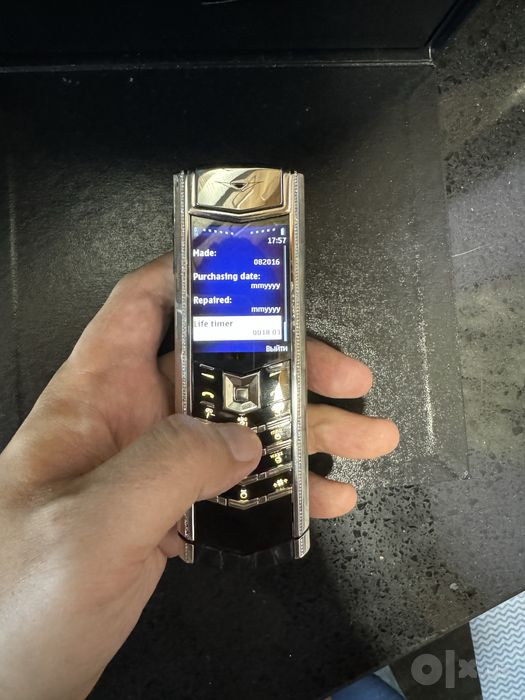 Vertu Sugnature S Diamond crocodile, полный комплект