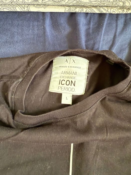 Tricou bărbați negru Armani