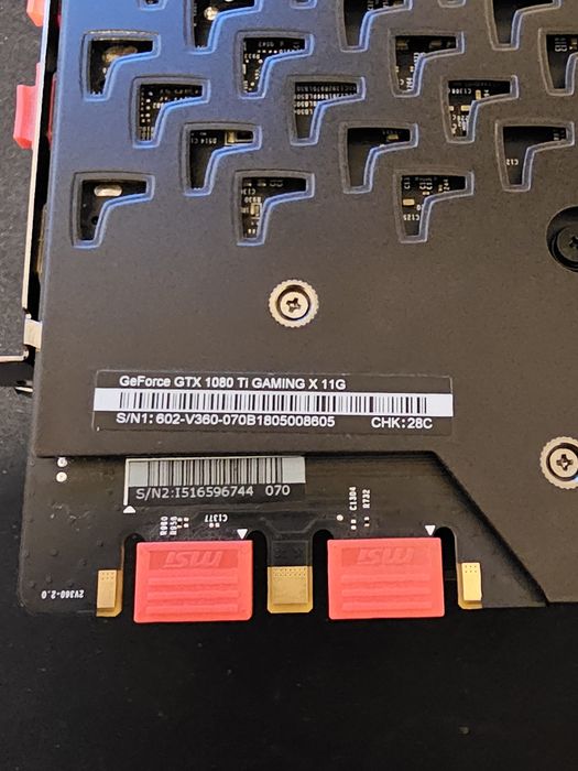 Placa Video nVIDIA GeForce GTX 1080ti Gaming X 11gb