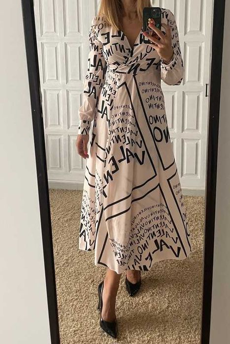 Дълга рокля с принт