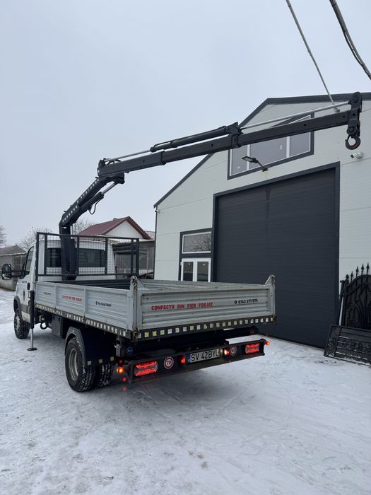 Iveco 65C15 cu Macara si basculabil