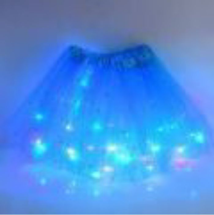 Детска светеща пола с LED светлини  + подарък мини Елза