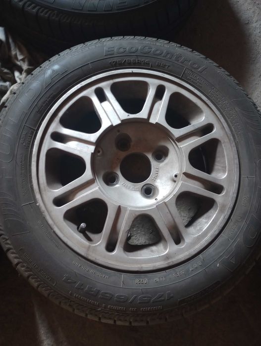 Лети джанти 14 цола + комплект летни гуми FULDA