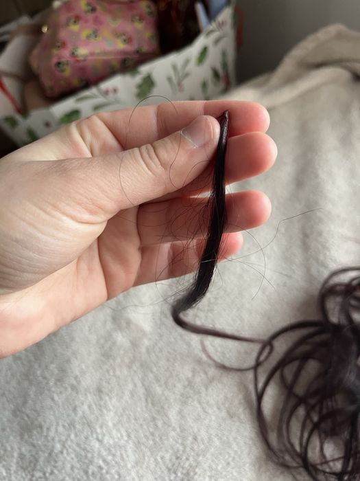 Кичури естествен косъм 120-130 броя