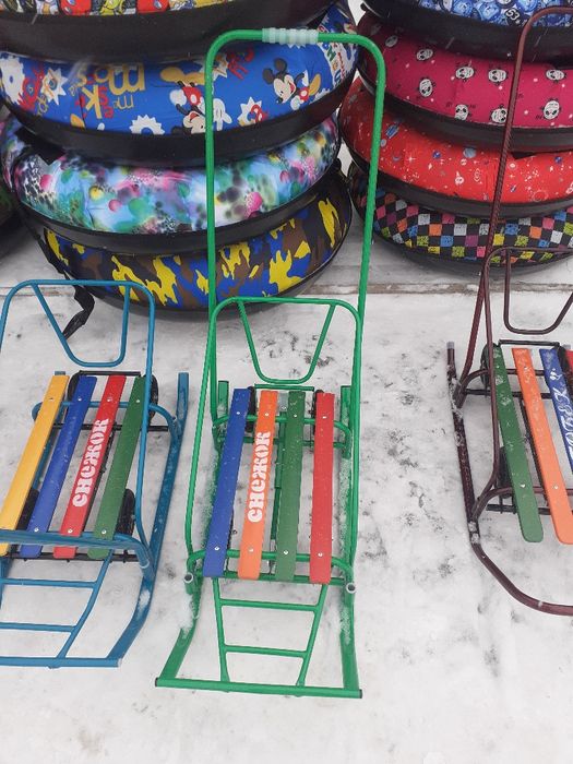 Санки новые детские