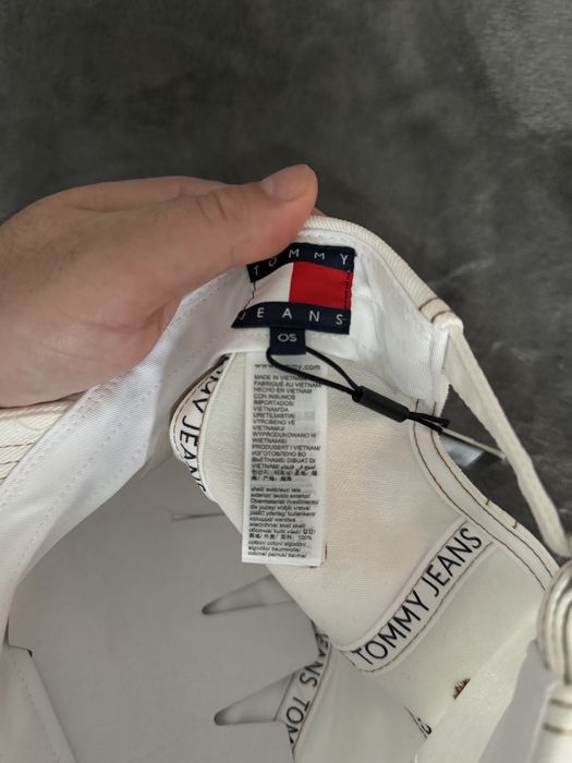 Tommy Jeans sapca unisex denim alb marime OS noua originala