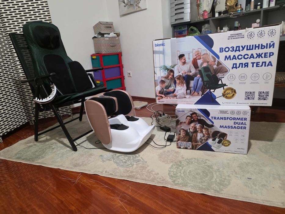 Продам воздушный массажер для тела и доя ног Transformer Dual