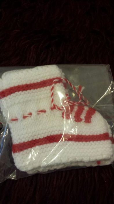Плетени бебешки терлички- нови