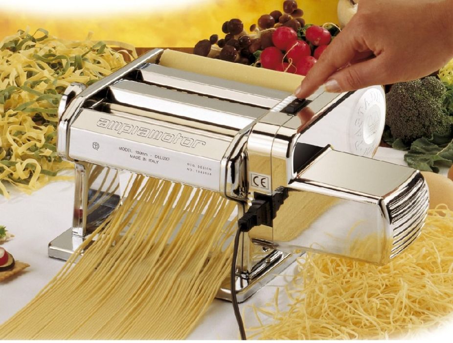 Лапшарезка тестораскатка электрическая Marcato Ampia Motor 150 mm