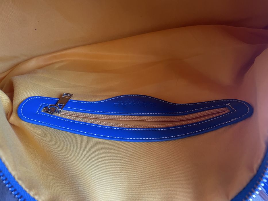 Луксозен син сак Goyard Boeing Duffel