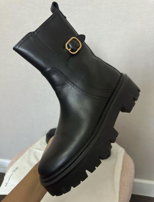 Ботинки massimo dutti 38 кожа
