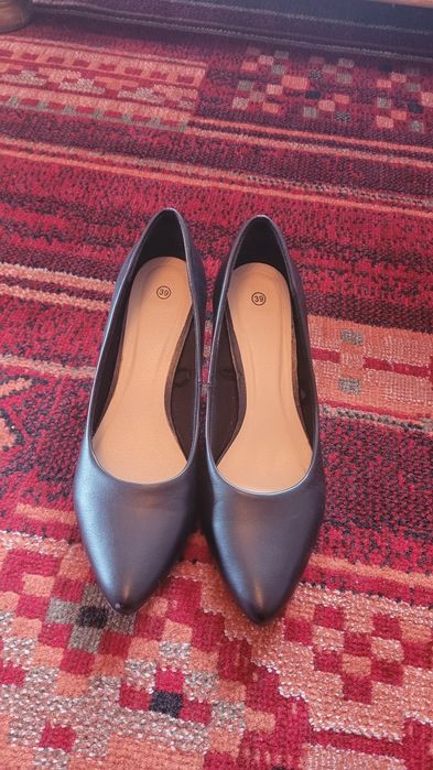 Pantofi stileto piele ecologica
