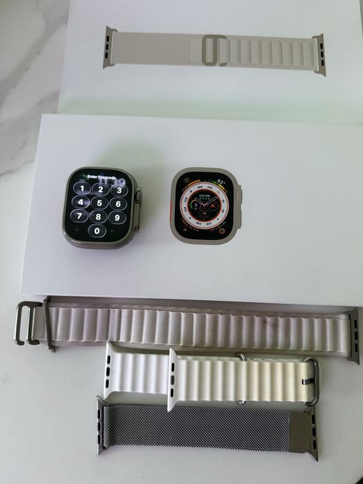 Vand Apple Watch Ultra 49mm, GPS, baterie 96%, Titanium