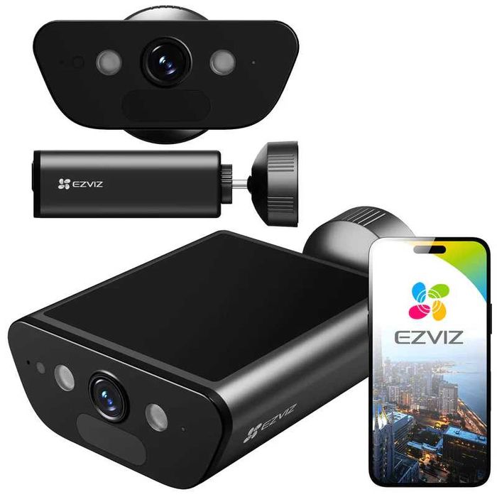 Quyosh panel kamera Ezviz EB5 4K|Камера наблюдения на солнечной панели