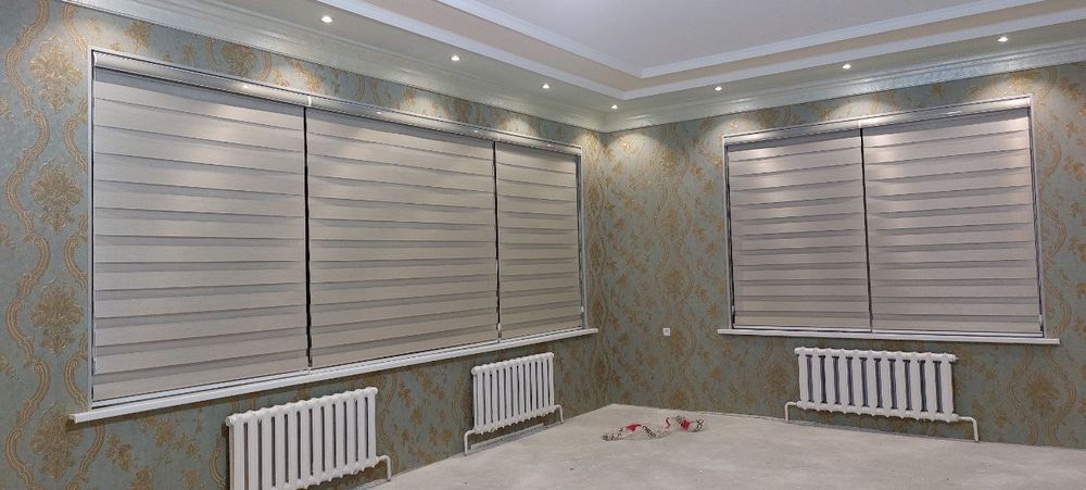Жалюзи рулонные шторы, шторы плиссе.Собственная производство