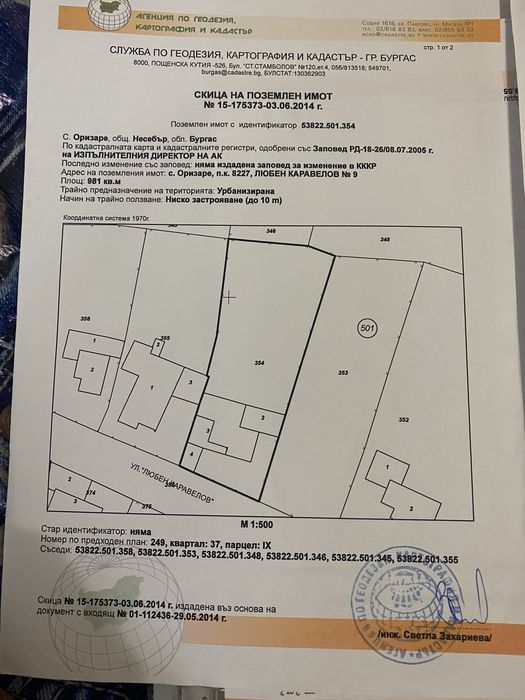 Продавам стара къща във село оризаре община несебър