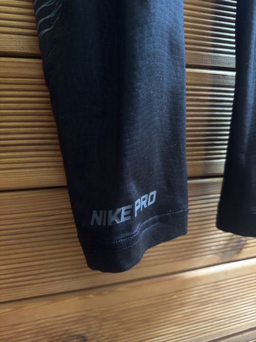 Оригинален мъжки компресионен клин Nike Pro L (Hyperwarm / Dri-Fit) Черен