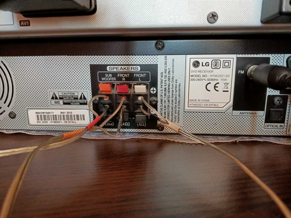 Dvd 2.1 LG HT462SZ-D0