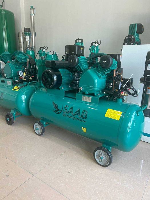 SAAB компрессор — 10 бар, 100л, кафолат билан!