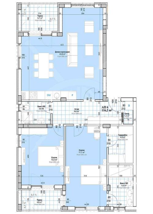 Продава се Тристаен апартамент в с. Марково, Област Пловдив - 132 кв.м за 1349 €/кв.м - Снимка #15
