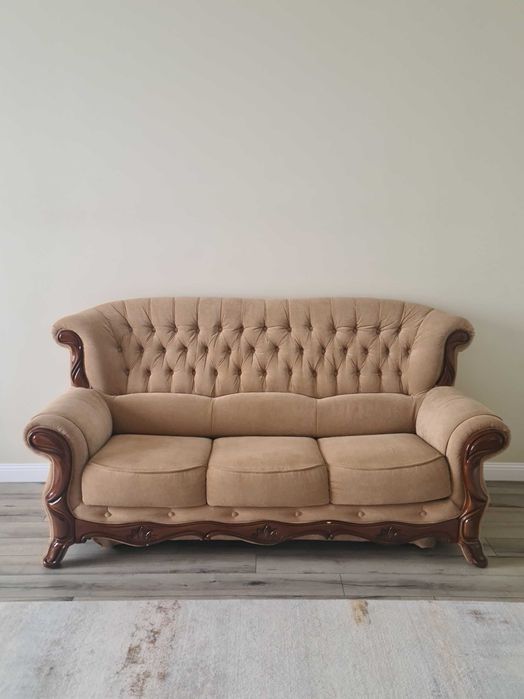 Диван с креслом бу