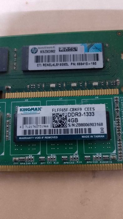 Kit 8GB RAM DDR3 (2x4GB) – 1333MHz 50 lei (ambele)