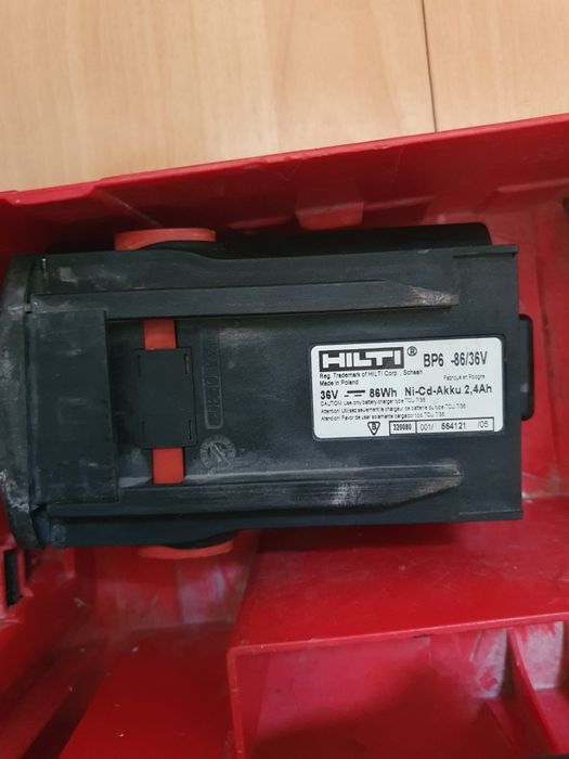 Bormasină / Ciocan rotopercutor cu acumulator Hilti TE 6-A (36V), set complet