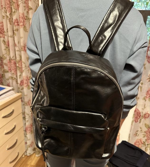 Кожаный рюкзак Stradivarius