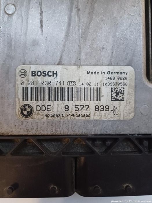 Calculator Ecu Bmw X5 Iii (F15, F85) [ 2012 - 2018 ] Xdrive 30 D (N57 D30 A) 183Kw|249Hp Bosch 0281030741 Oem Dde8577839
