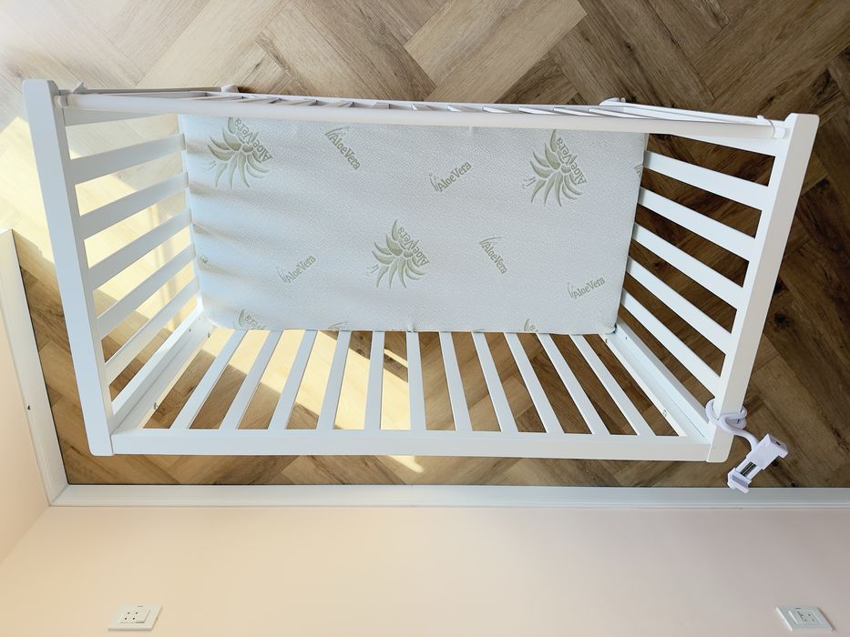 Patut CoSleeping cu saltea inclusa si suport AntiReflux