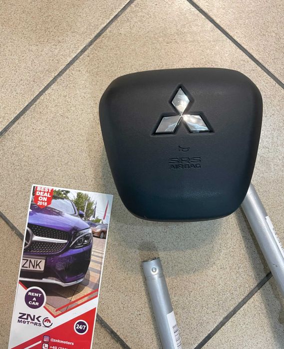 Mitsubishi OUTLANDER 4 kit airbag volan pasager genunchi - set centuri