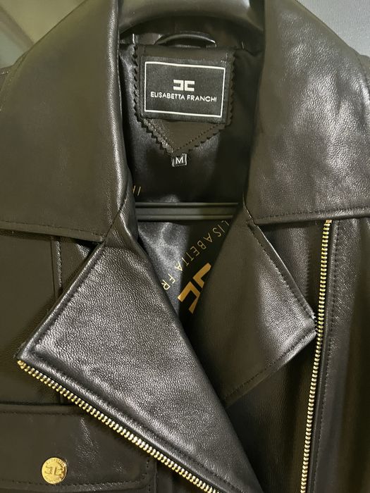 Естествена кожа яке -Elizzabeta Franchi