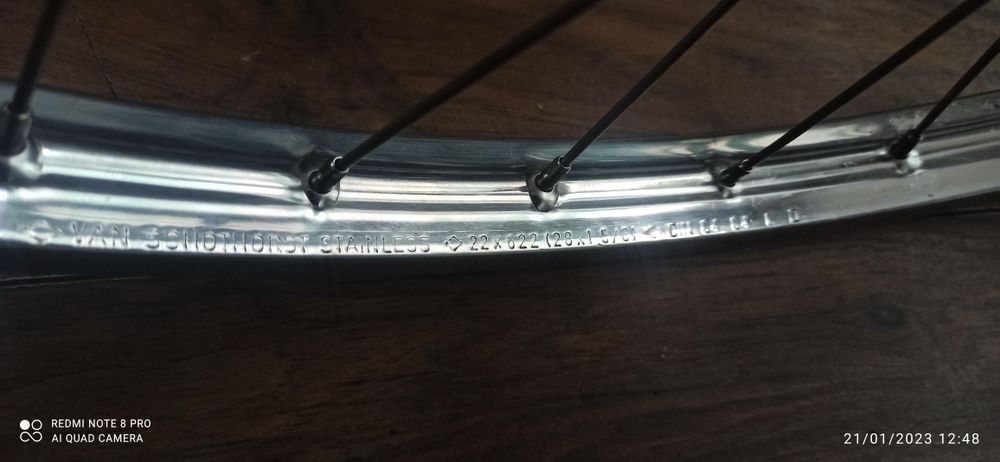 Roata 28 Inox, spite groase, 3 viteze, 150 kg