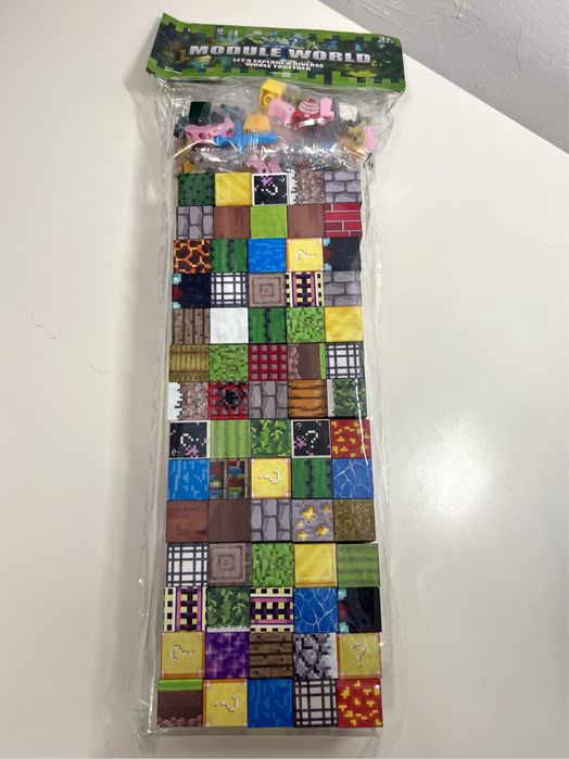 Cuburi Magnetice Minecraft (48 / 80 / 140 bucati)