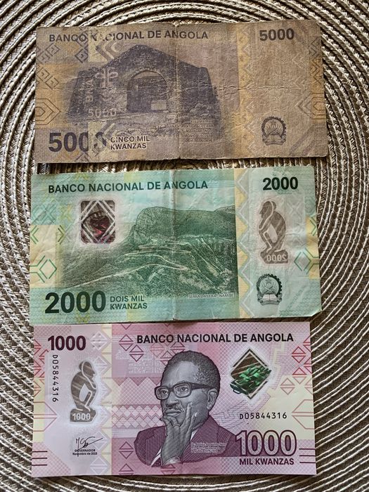 Ангола 5000,2000,1000 кванза