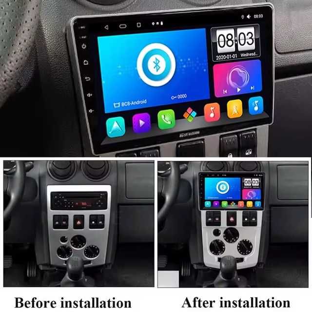 Мултимедия за Dacia Logan 1 L90 Logan Навигация Android 2DIN двоен дин