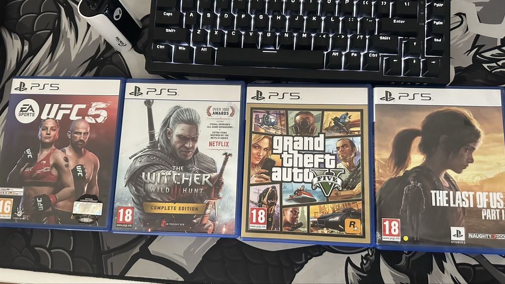 GTA V и Spider Man 2 PS5 в идеальном состоянии