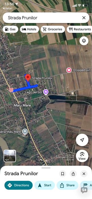 Vând teren intravilan 5.000 mp în Malu Mare – Lângă Centura de Sud Craiova!