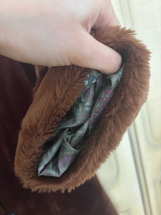 Albatros Made in Italy луксозно дълго дамско палто Ecologic Fur -- M/L, като ново