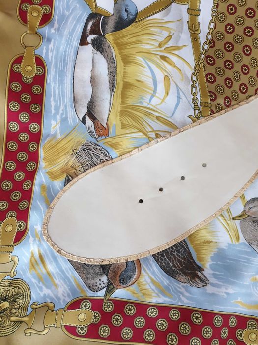 Curea brau crem piele naturala