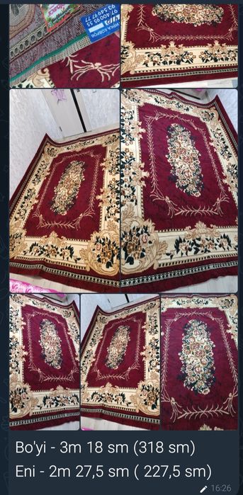 Гиламларимни сотаман