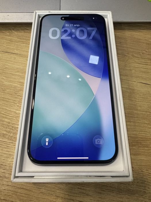 Iphone 15pro max 256gb blue titanium