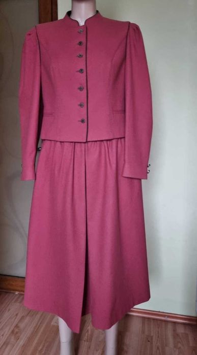 Deux pieces lana 85%, poliamid 15%, marimea 40, liliachiu