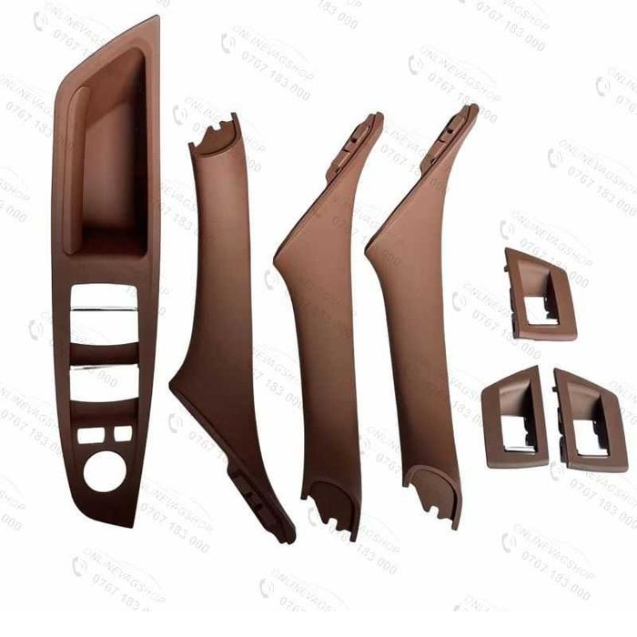 Set manere interior Bmw Seria 5 F10,F11 negru, bej, oyster, gri, red