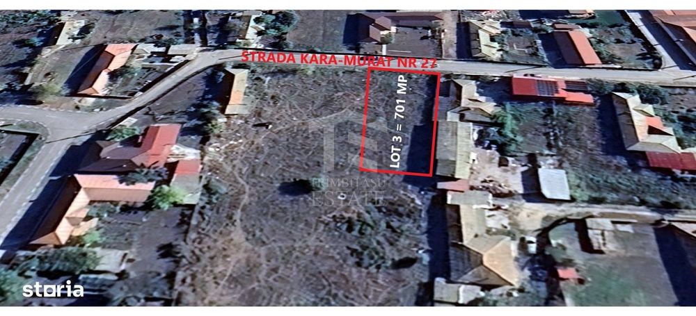 Lot Premium 701 mp – Strada Kara-Murat: Baza ideală pentru casa ta