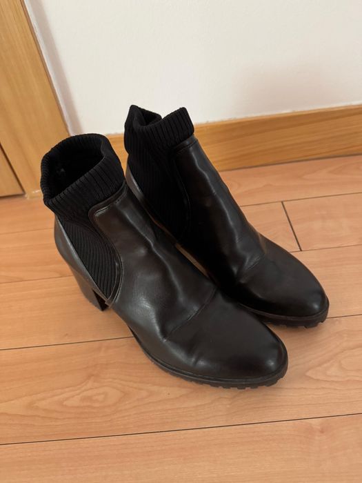 Ботильоны Zara чёрные 39 размер