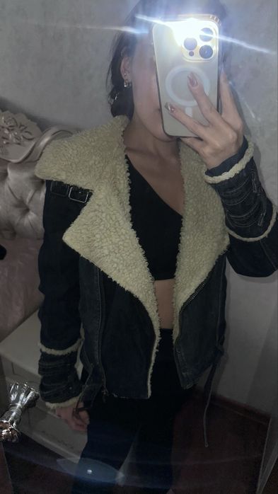 Куртка теплая с манго