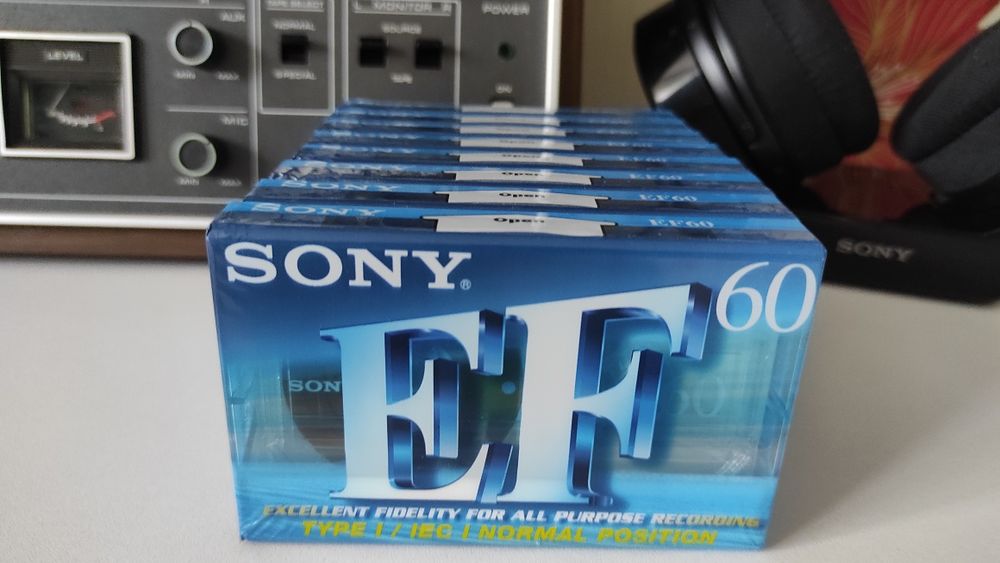 Casete audio Sony EF60 sigilate