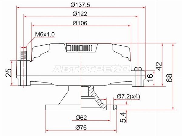 Вискомуфта  Toyota Mark ii