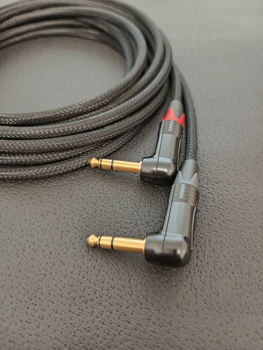 Cablu Audio Profesional Canare cu conector Neutrik Jack 6.3 mm TRS